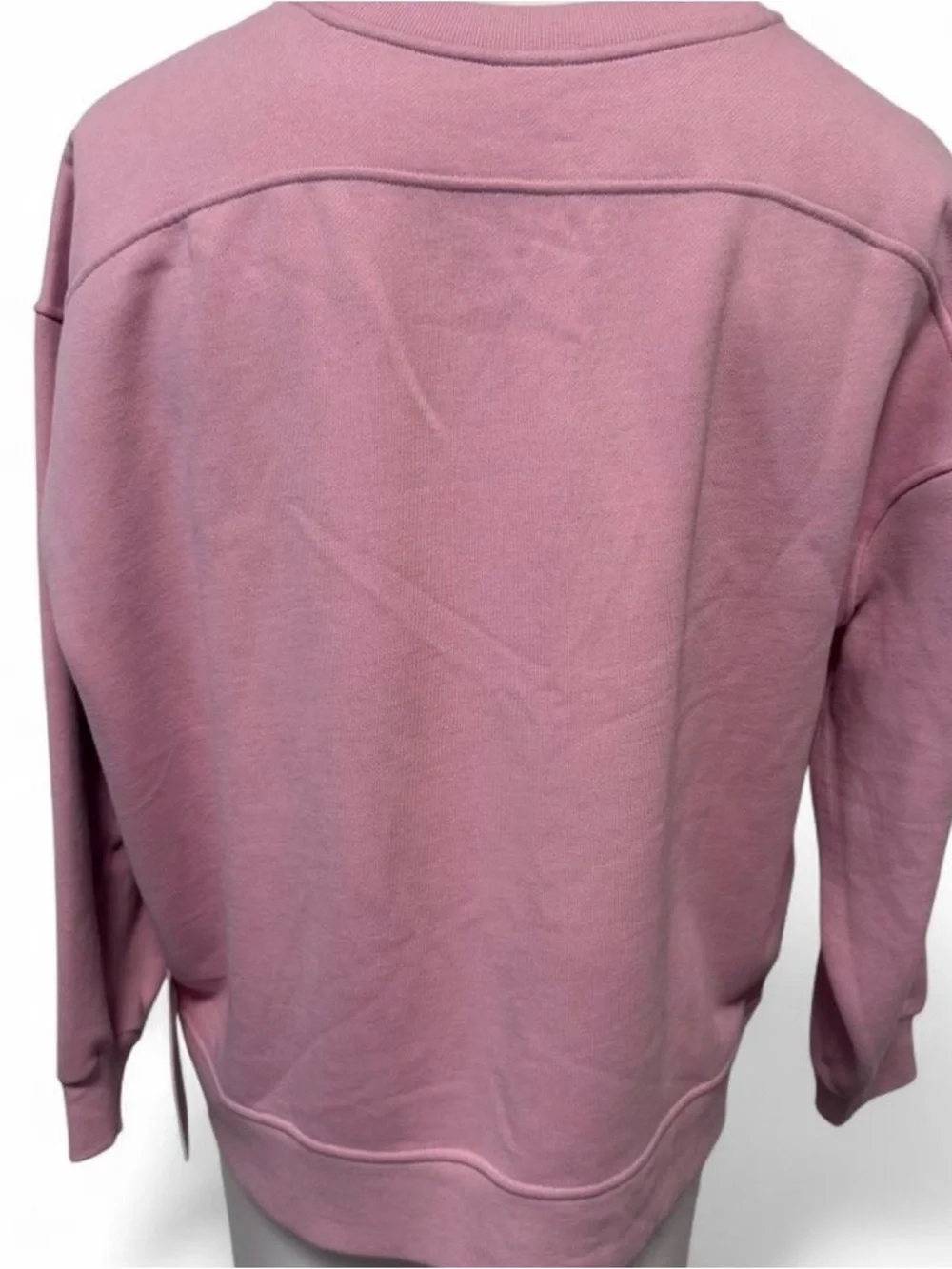NWT lululemon Women's Pink Haze Perfectly Oversized Crewneck Scuba XL - Picture 2 of 4